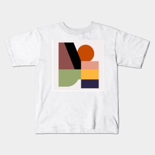 Limestone Post Decreasing an Umbrellas - abstract art Kids T-Shirt